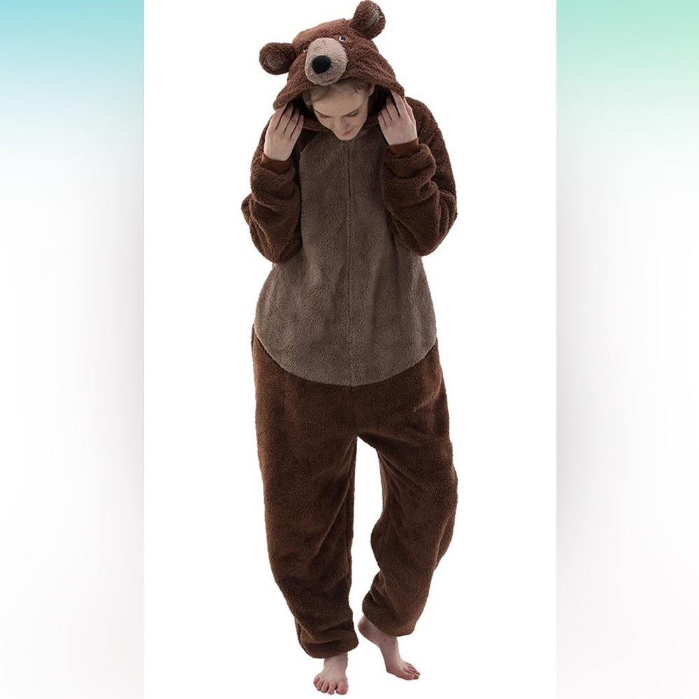 Unisex Bear Onesie Halloween Costume